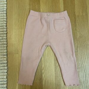 Zara pink leggings 6-9mos
